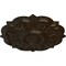 Ekena Millwork Deria Ceiling Medallion (Fits Canopies up to 6"), Hand-Painted Bronze, 20 1/4"OD x 1 1/2"P CM20DRBZS - alternate 4